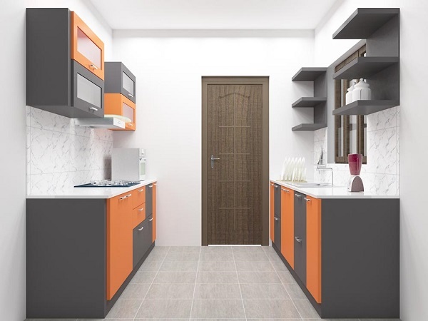 1Marrakesh Parallel Kitchen with Laminate Finish